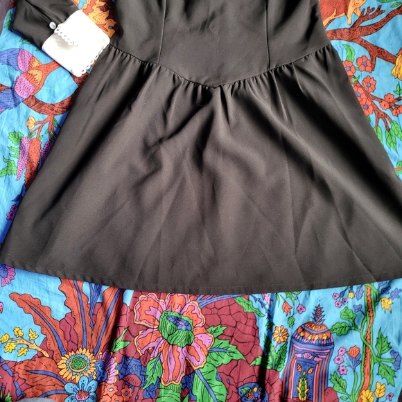 SisJuly Wednesday Addams Collared Dress *Plus Size* - Picture 3 of 4